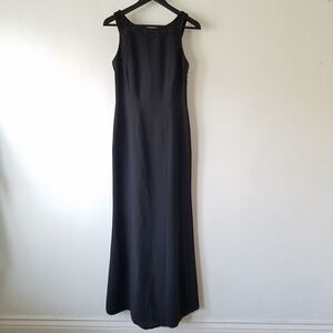 Lauren Ralph Lauren Evening Gown Cafe Society Beaded Maxi Mermaid Dress Size 4